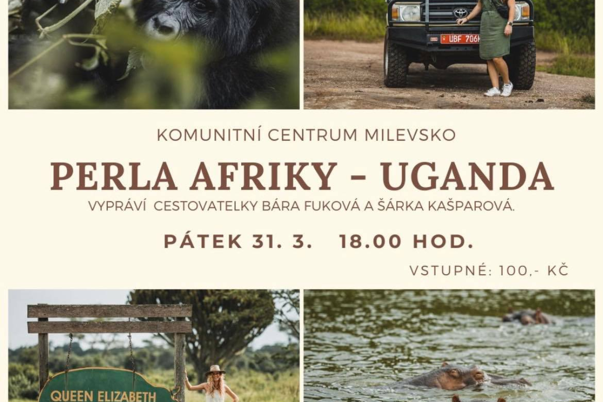 Foto k novince CESTOVATELSKÁ PŘEDNÁŠKA - UGANDA